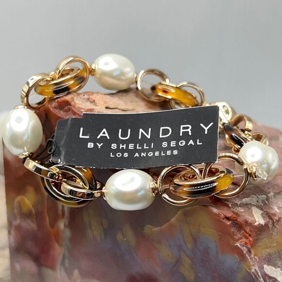 Gold Pearl Tortoise LAUNDRY Shelli Segal $16ea or Bundle 3/$25 - Picture 5 of 8